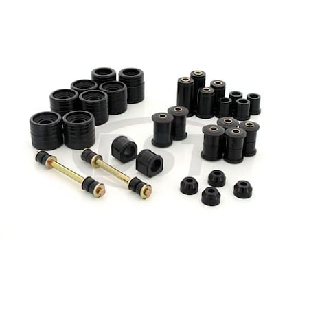 Energy Suspension Red Polyurethane Includes Front Control Arm Bushings Front Sway Bar Bushings 3.18101R